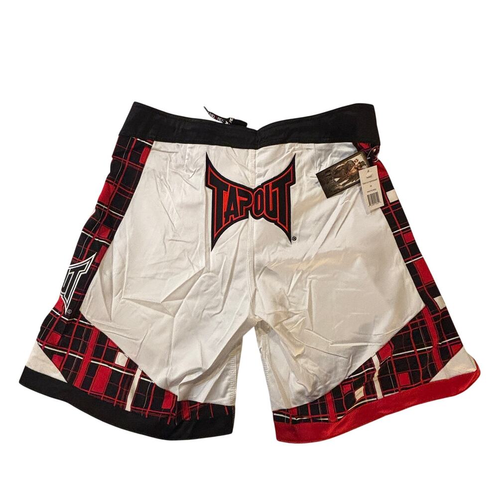 Tapout Shorts 34 NWT Y2K Authentic Stitched Boardshorts Ultimate Fighter GSP